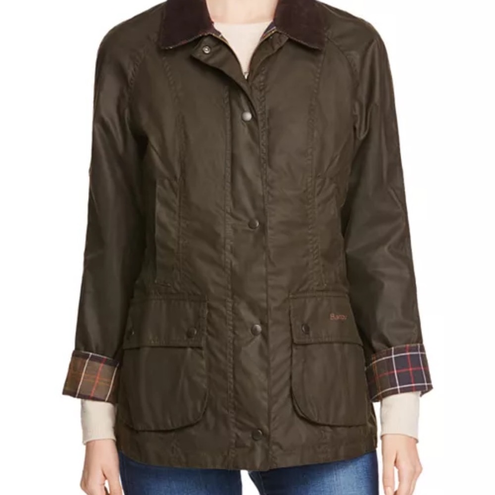 Barbour Classic Waxed Jacket with Tartan lining